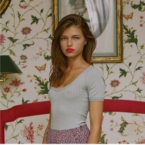 Rouje | GIUIA T-shirt in Green | Size 36